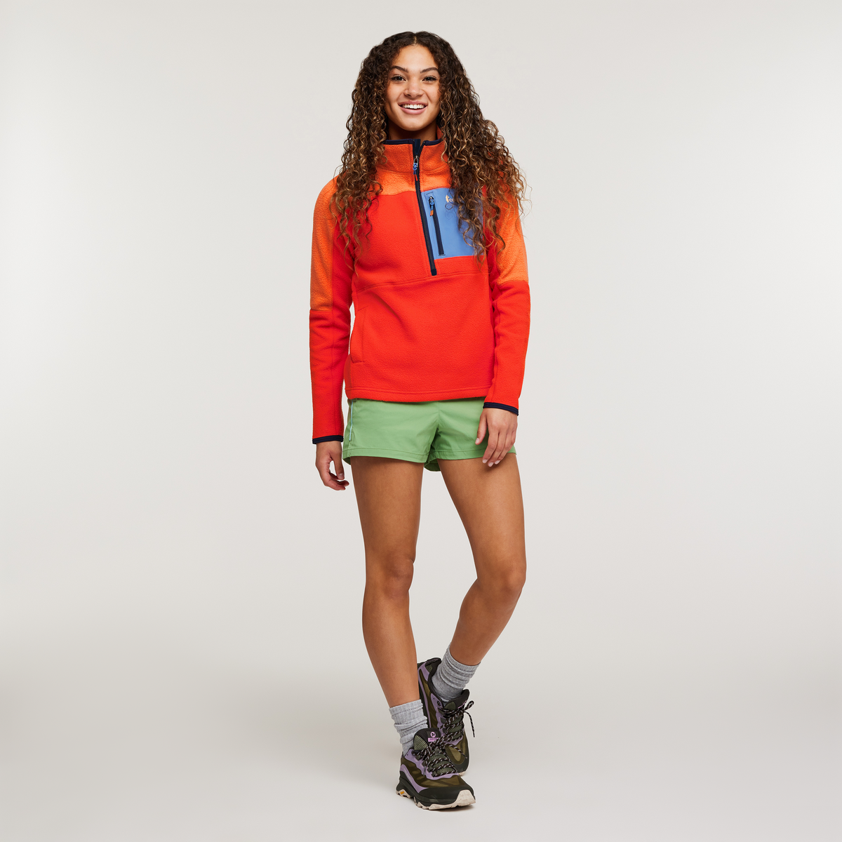 Alternative view of Abrazo Fleece Half Zip Jacket   Women's