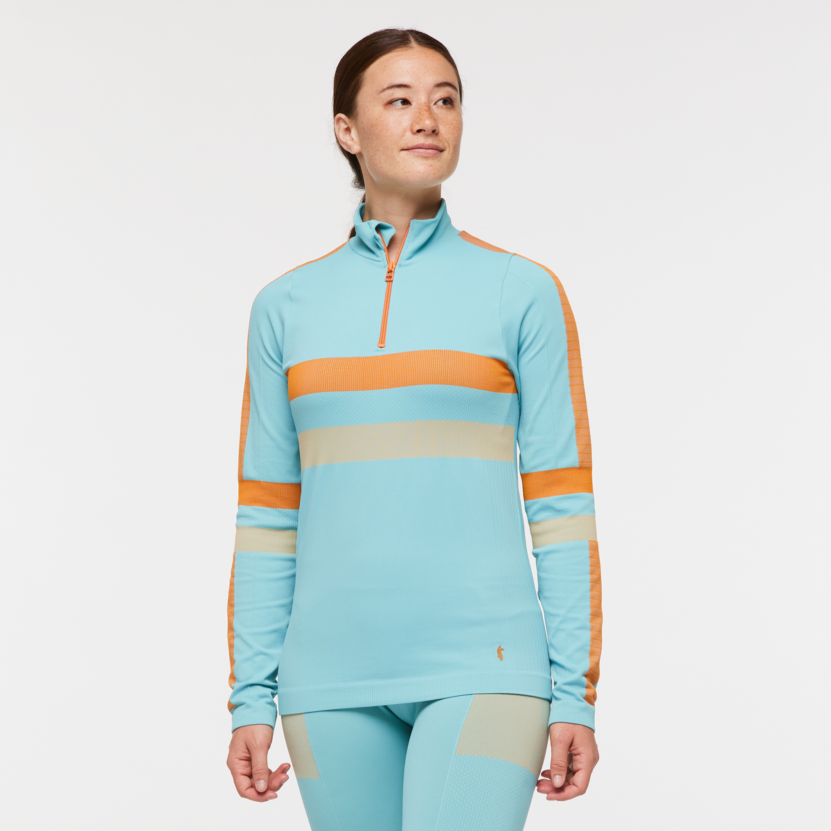 Debajo Seamless Baselayer Quarter Zip   Women's